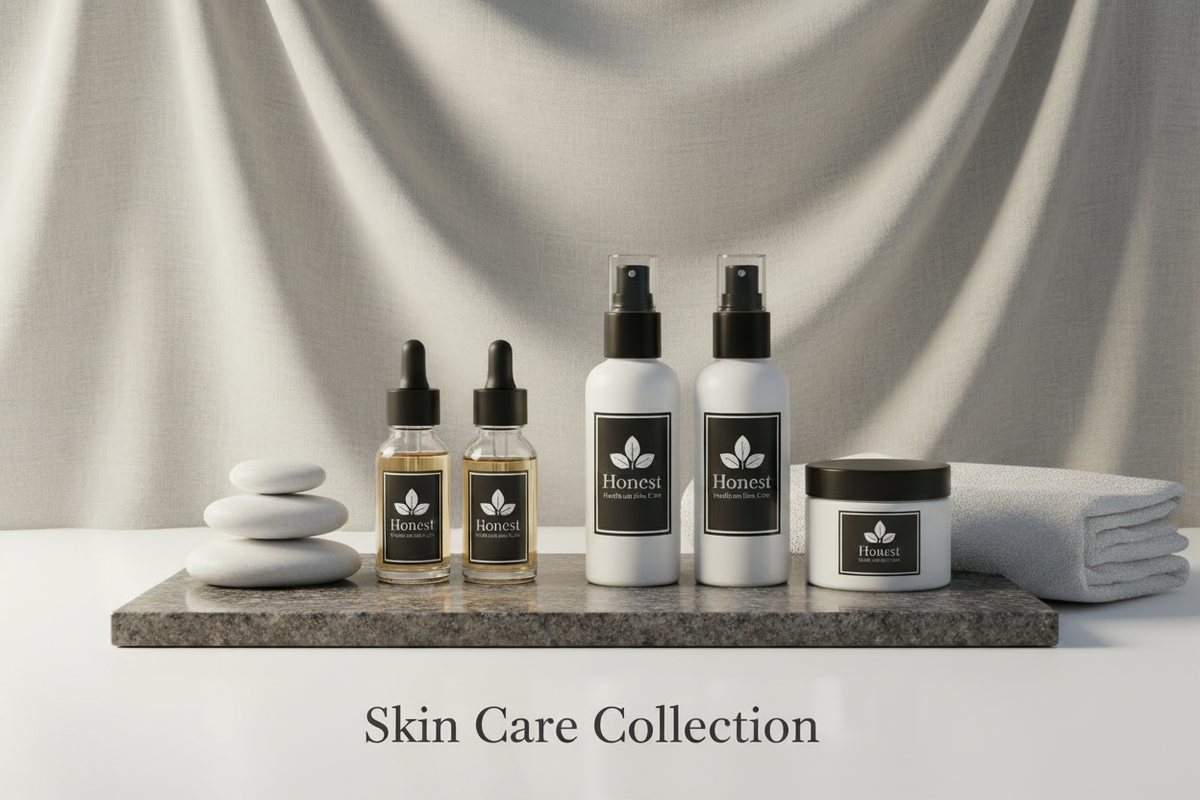 Skin Care Collection - Towel on Granite