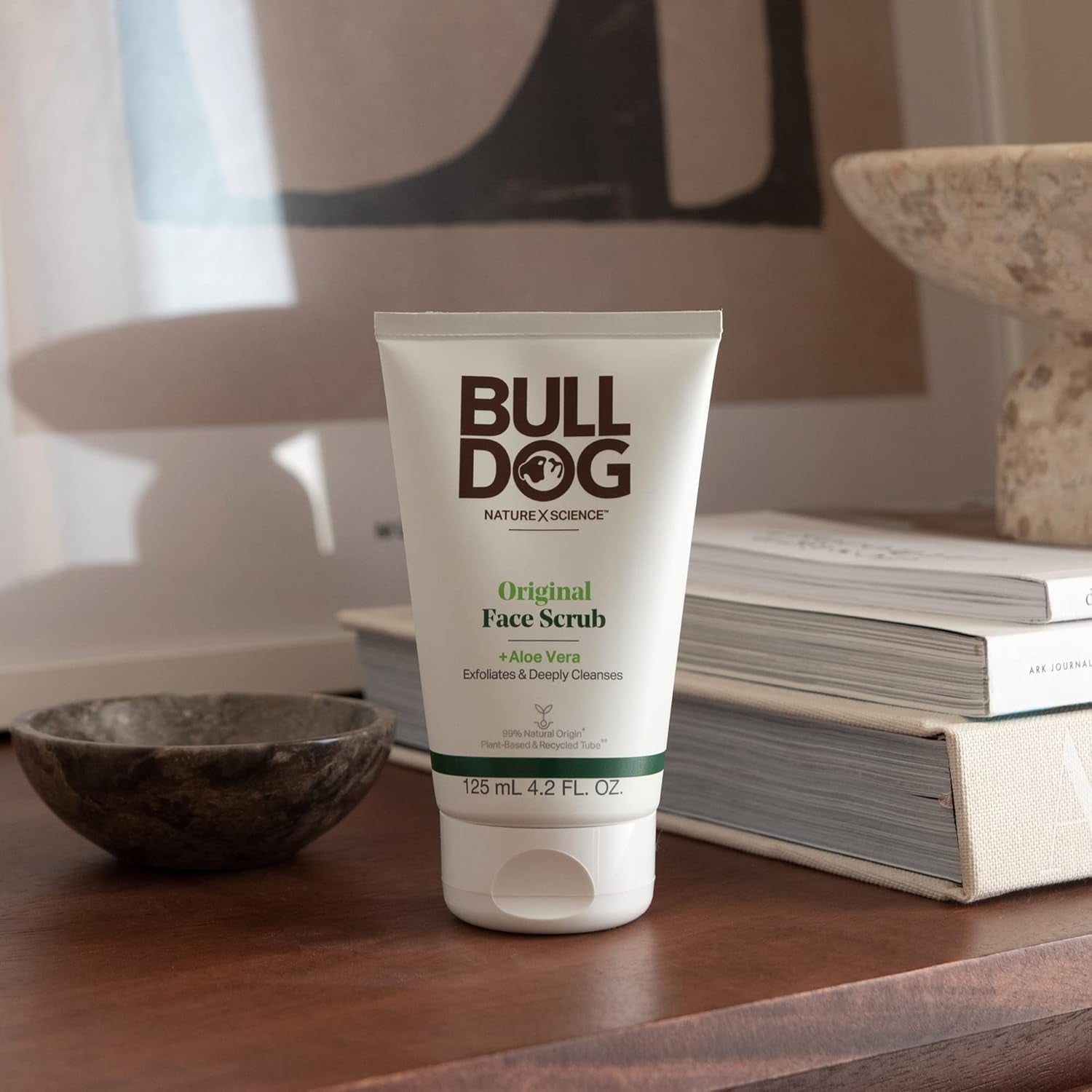 BULLDOG Men's Skincare and Grooming Original Full Face Care Set with Moisturizer, Face Wash, and Scrub