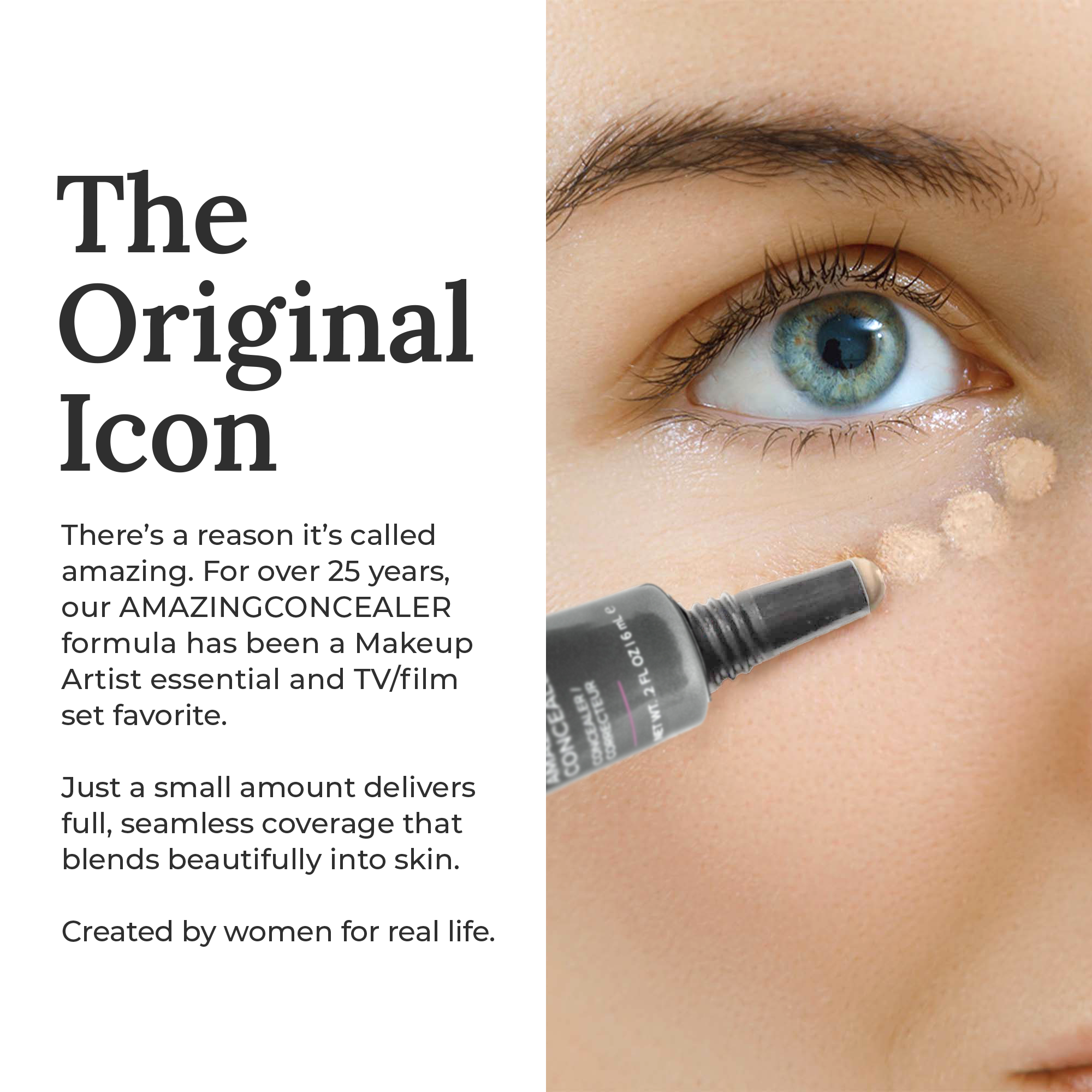 AMAZINGCONCEALER – Full Coverage Concealer for All Skin Tones