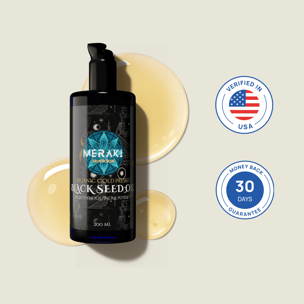 High Potency Cold-Pressed Organic Black Seed Oil – 3% Thymoquinone