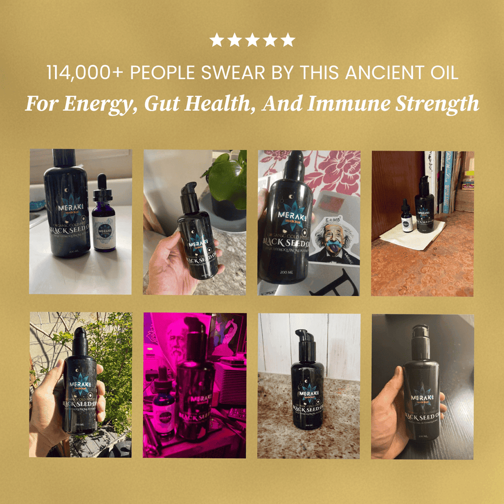 High Potency Cold-Pressed Organic Black Seed Oil – 3% Thymoquinone
