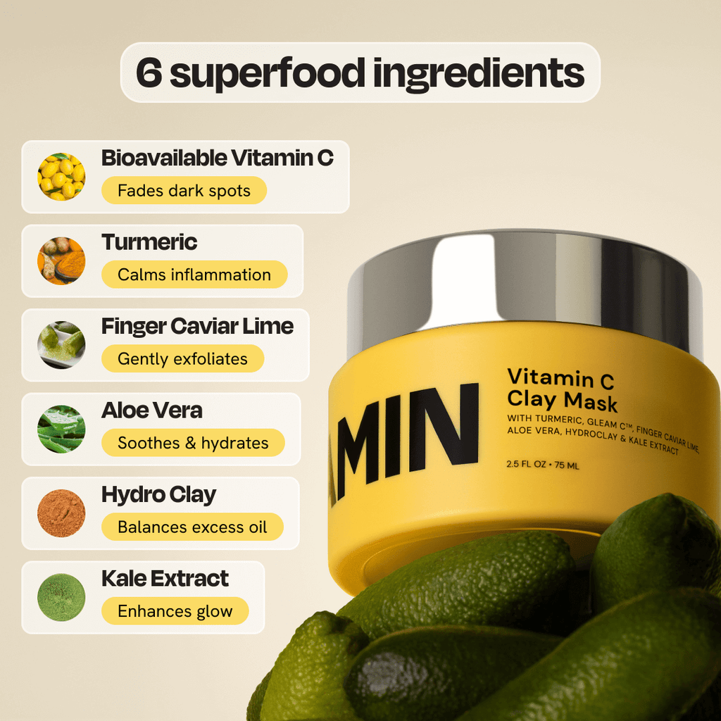 Vitamin C Clay Mask – Brightening & Detoxifying Face Mask