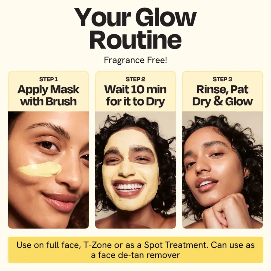 Vitamin C Clay Mask – Brightening & Detoxifying Face Mask