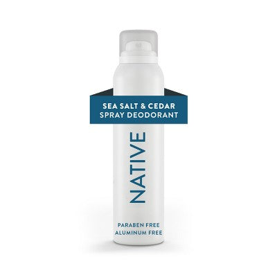 Native Spray Deodorant Sea Salt & Cedar 3.5oz - Imperfect Container