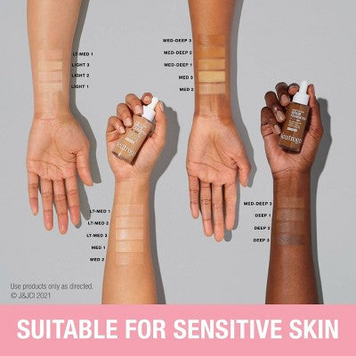 Neutrogena Healthy Skin Sensitive Skin Serum Foundation 03 Medium/Light - Imperfect Container