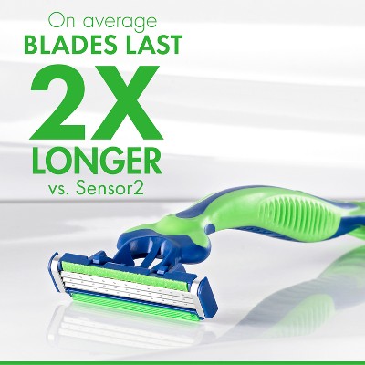 Gillette Sensor3 Sensitive Men's Disposable Razors 8ct - Imperfect Box