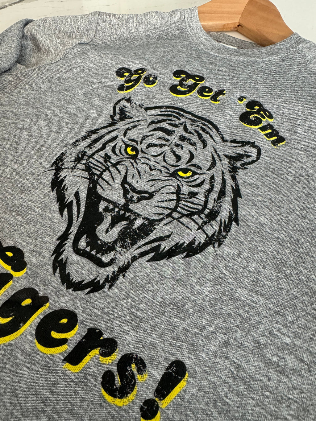 Go Get 'Em Tigers Youth Athletic Long Sleeve