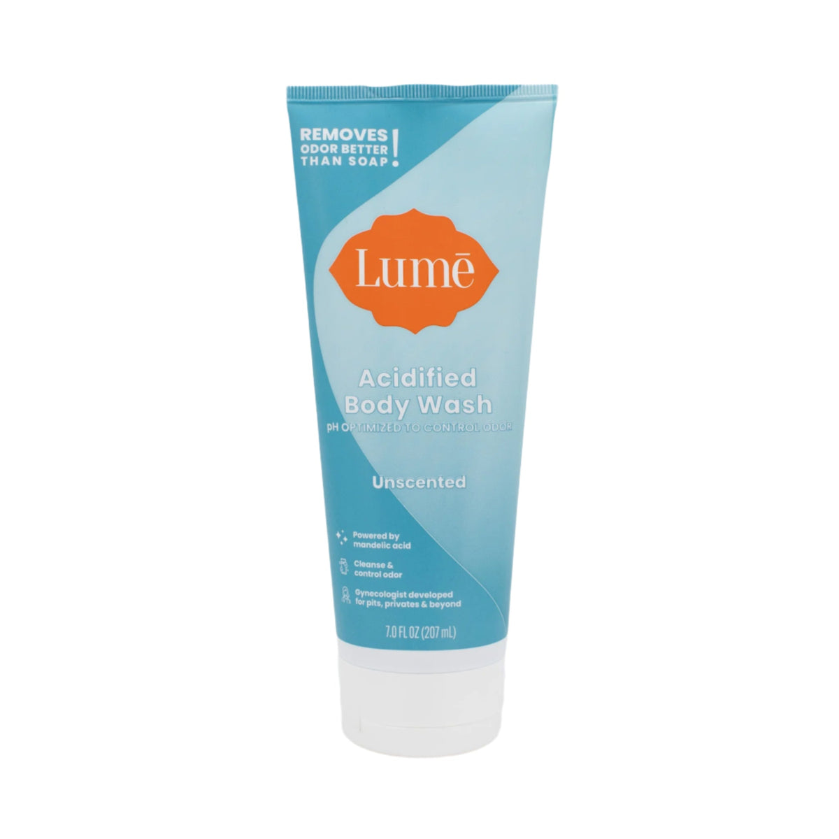 Lume Acidified Body Wash Unscented 7fl oz - New