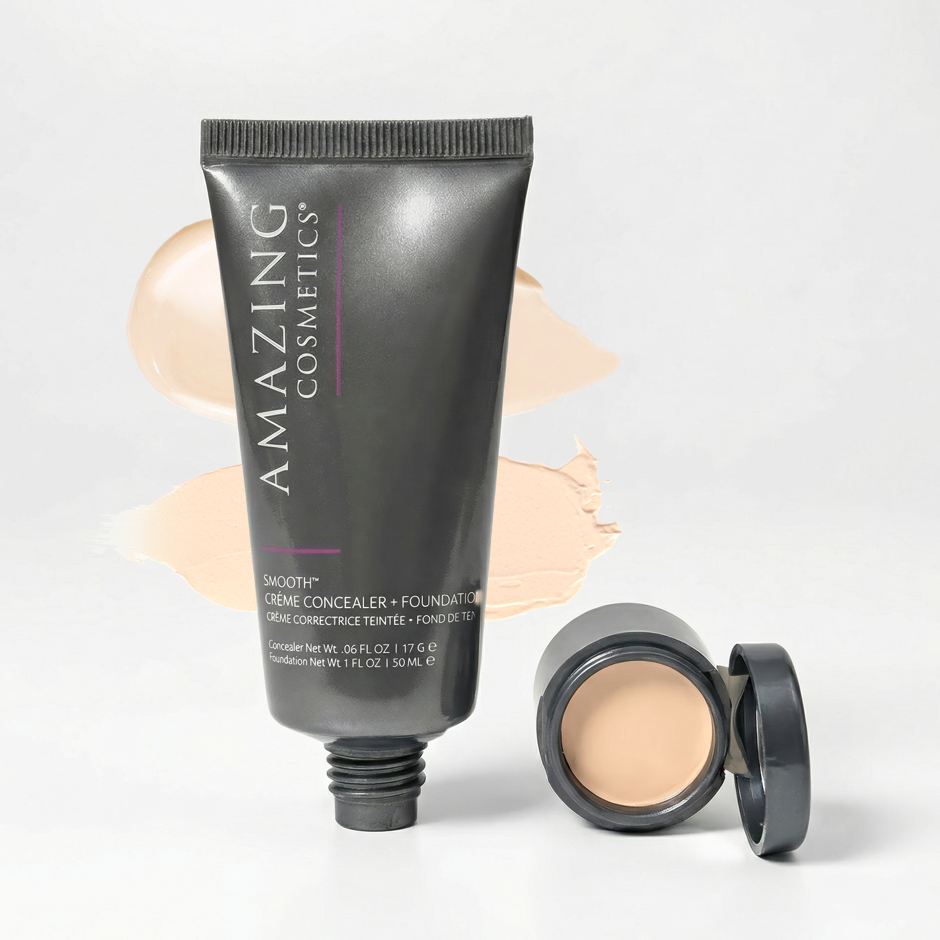 SMOOTH® Crème Concealer & Foundation Duo – Flawless Full Coverage