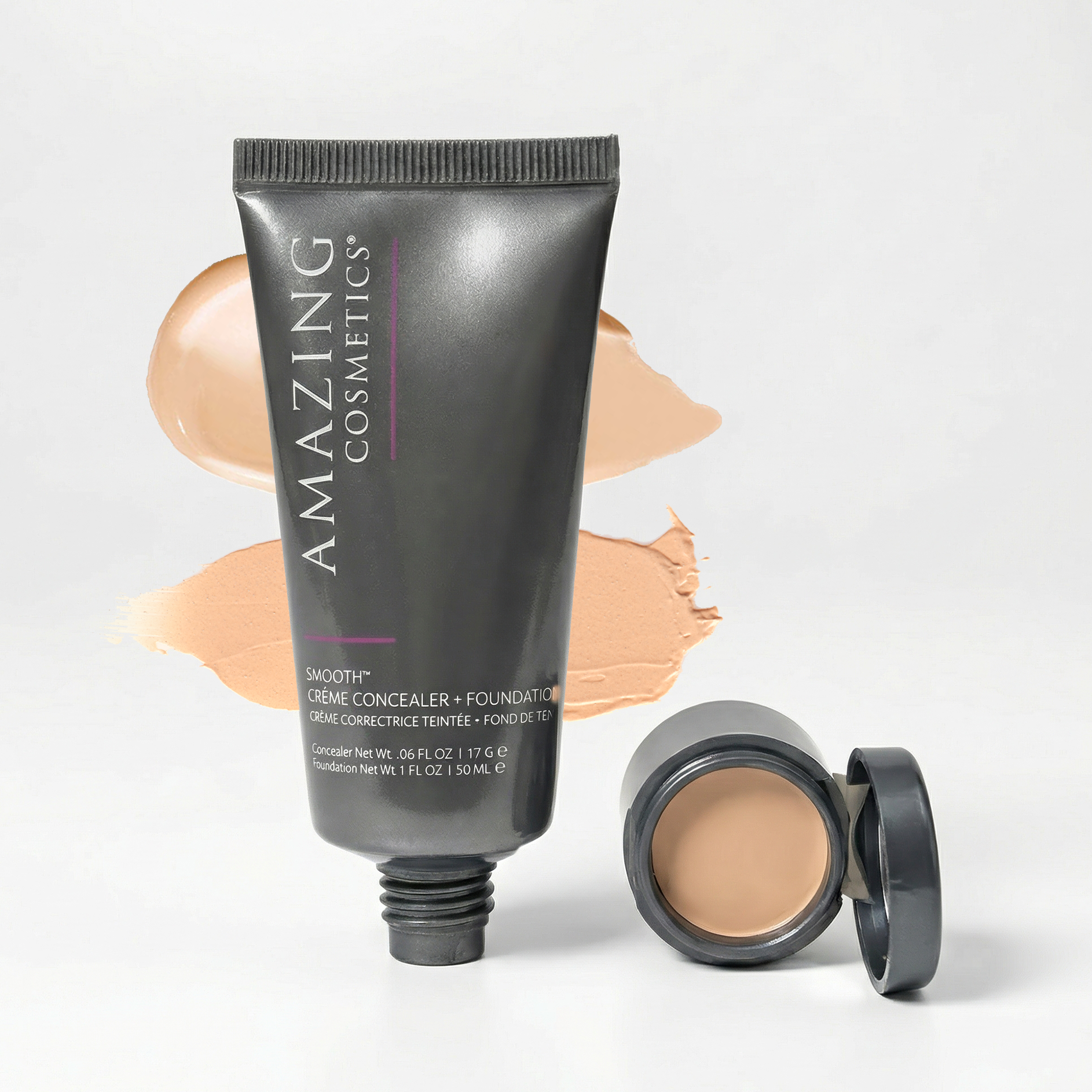 SMOOTH® Crème Concealer & Foundation Duo – Flawless Full Coverage