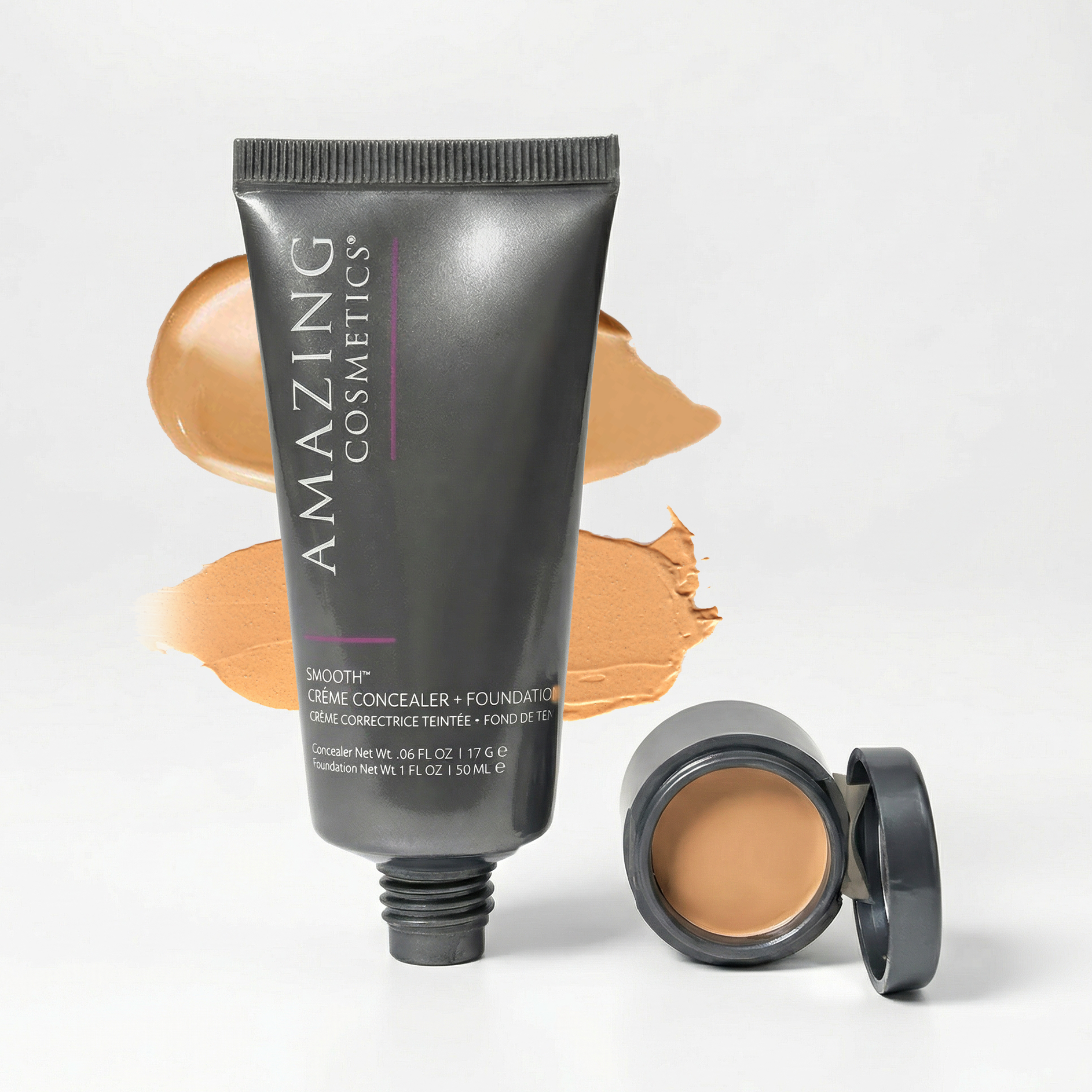SMOOTH® Crème Concealer & Foundation Duo – Flawless Full Coverage