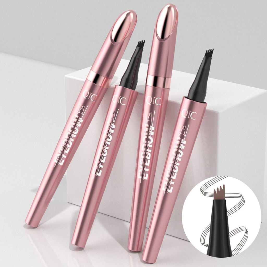 Achieve Perfect Brows with Our Waterproof 4 Point Liquid Eyebrow Pencil in Dark Brown - Fine Tip for Effortless Makeup