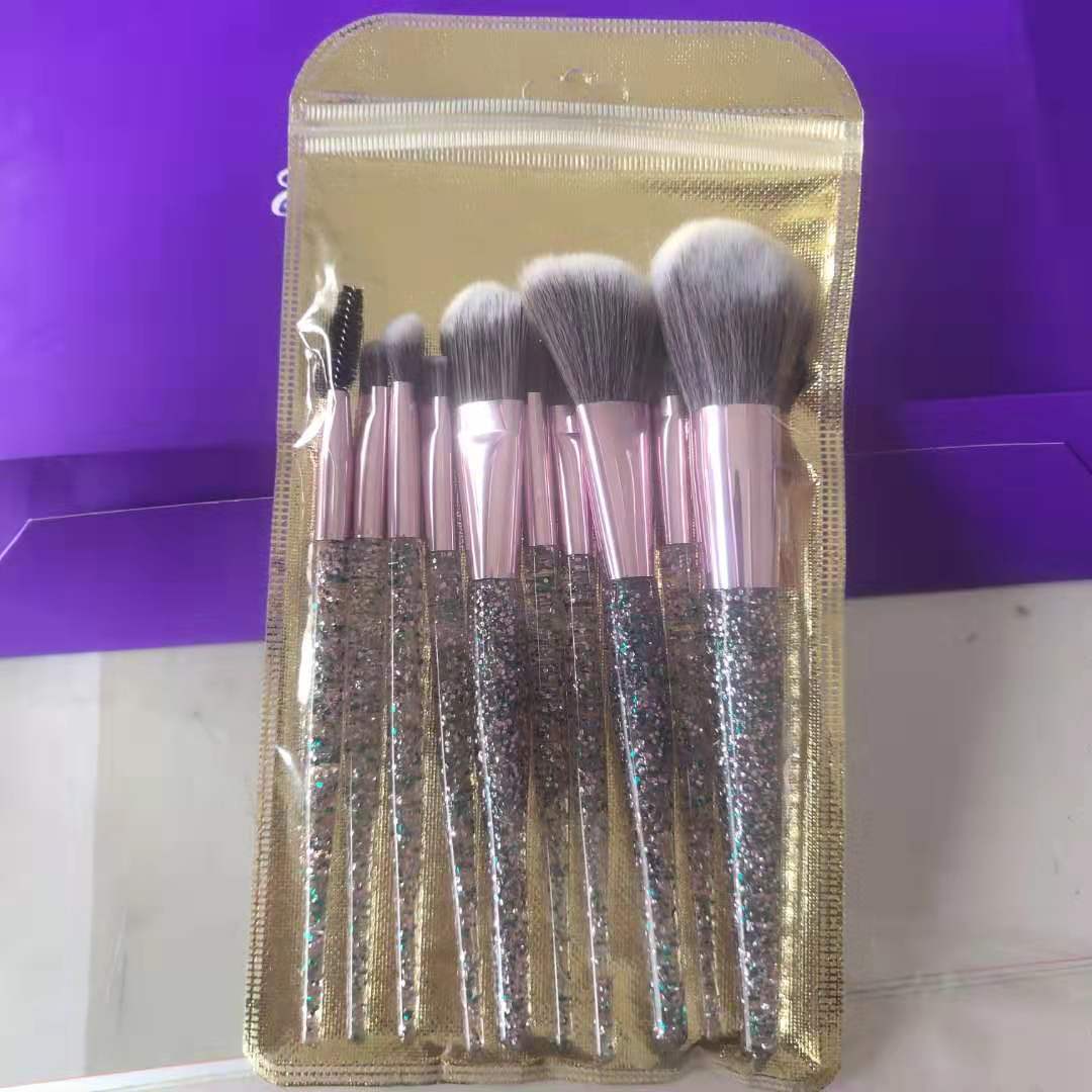 10-Piece Professional Makeup Brush Set