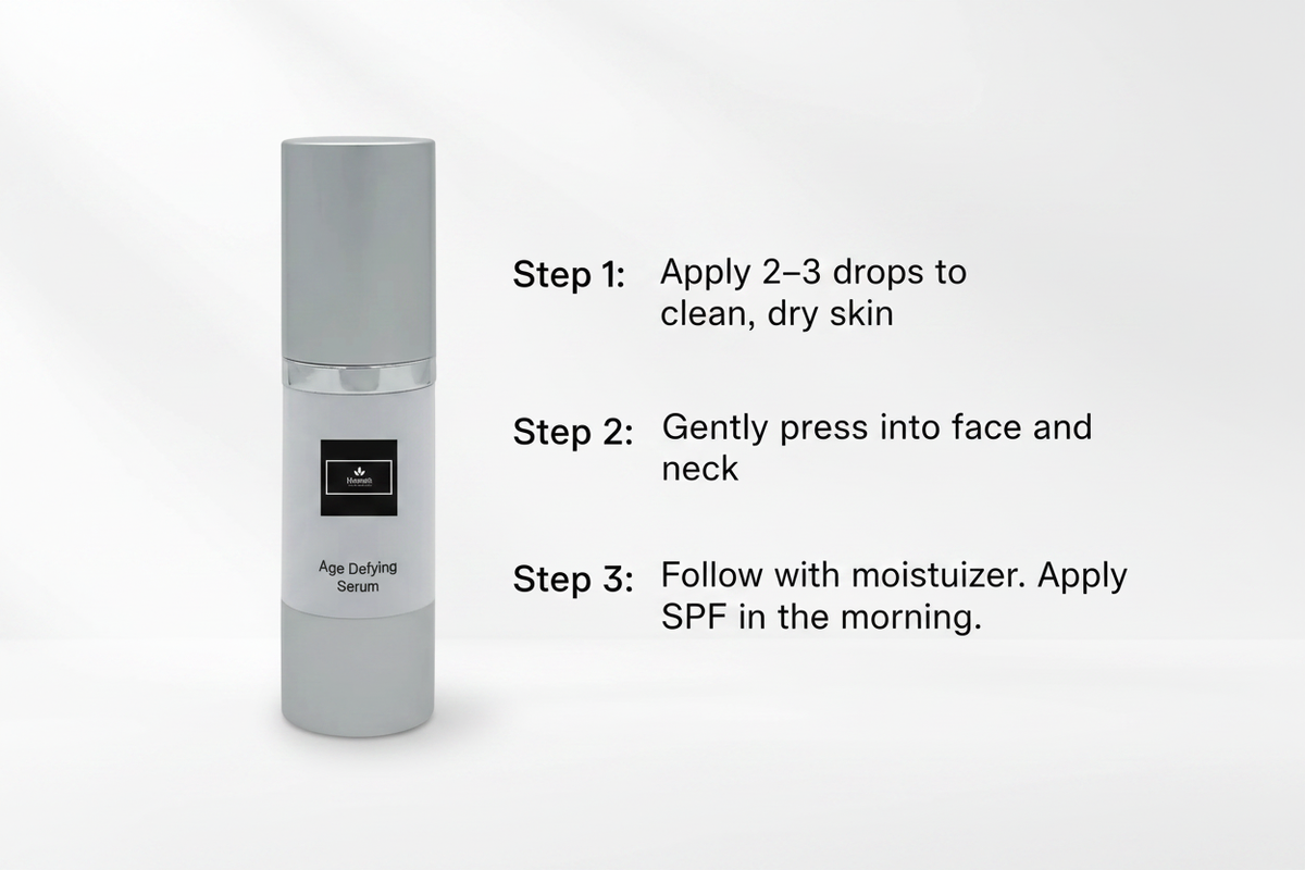 Age Defying Serum Usage Instructions