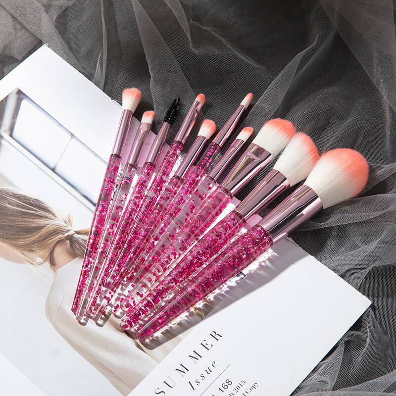 10-Piece Professional Makeup Brush Set