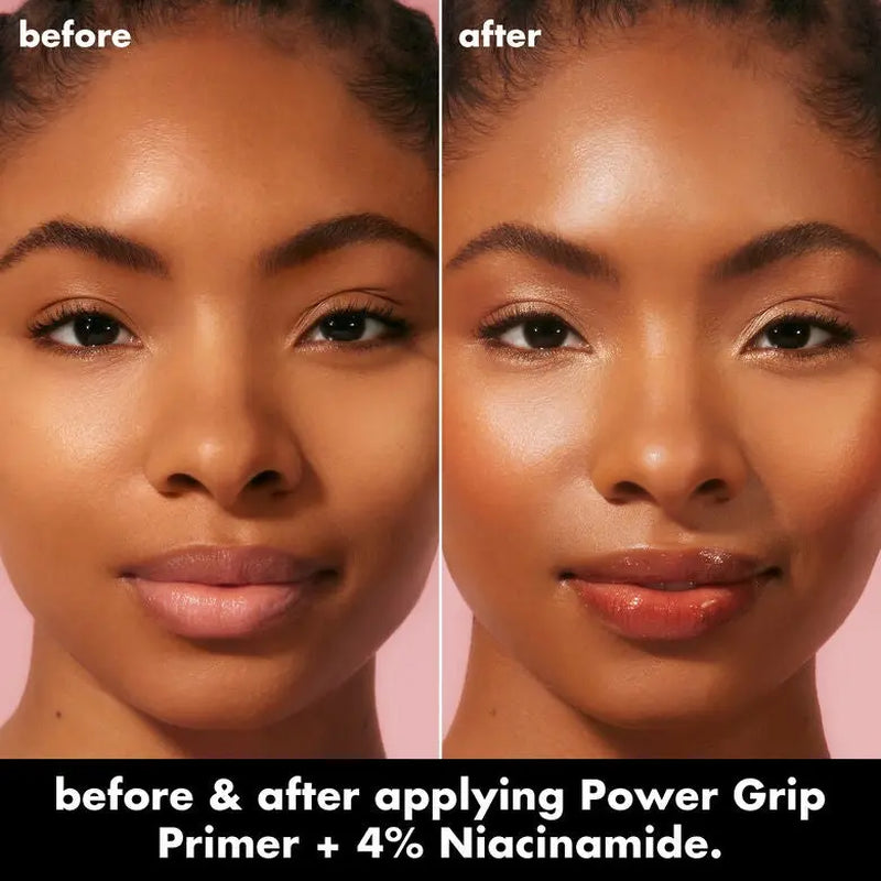 E.L.F. Power Grip Primer + 4% Niacinamide - Makeup Primer Brightens & Evens Skin Tone, Long-Lasting Grip, Dewy Glow, Non-Comedogenic, 2 Sizes