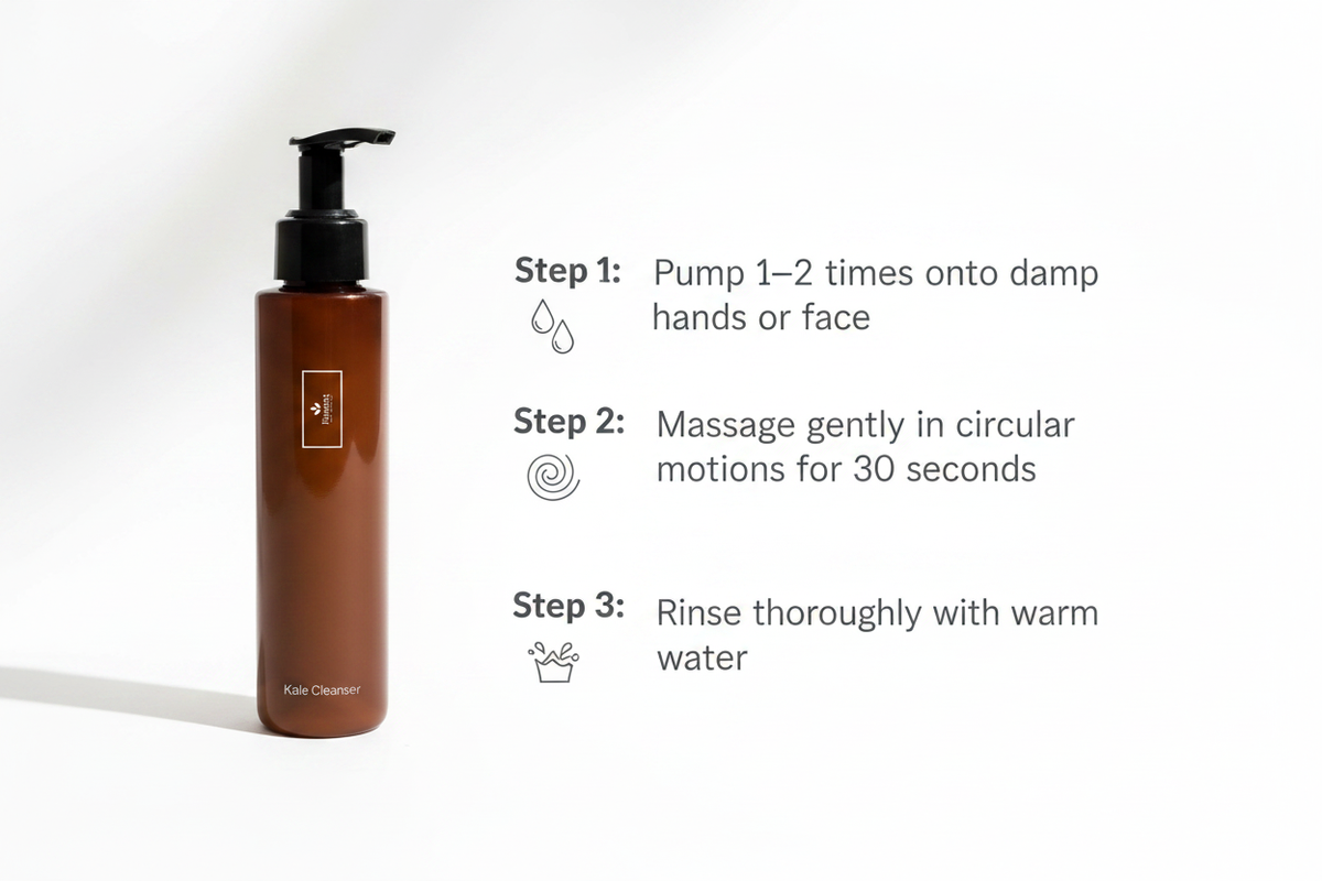 Kale Cleanser Instructions